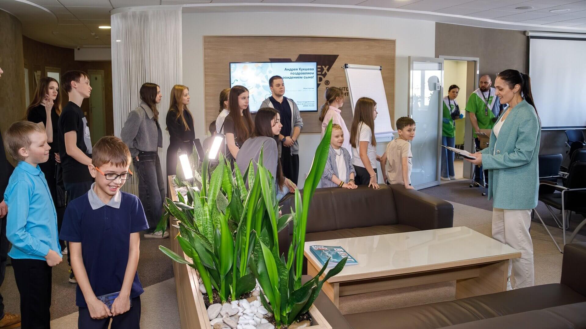 На работу к папе и маме. Экскурсии для детей VIRTEX-FOOD. Апрель 2026